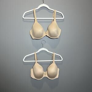 Lot Of 2 Victoria Secret Body By Victoria Bras 2 Nude Size 36D